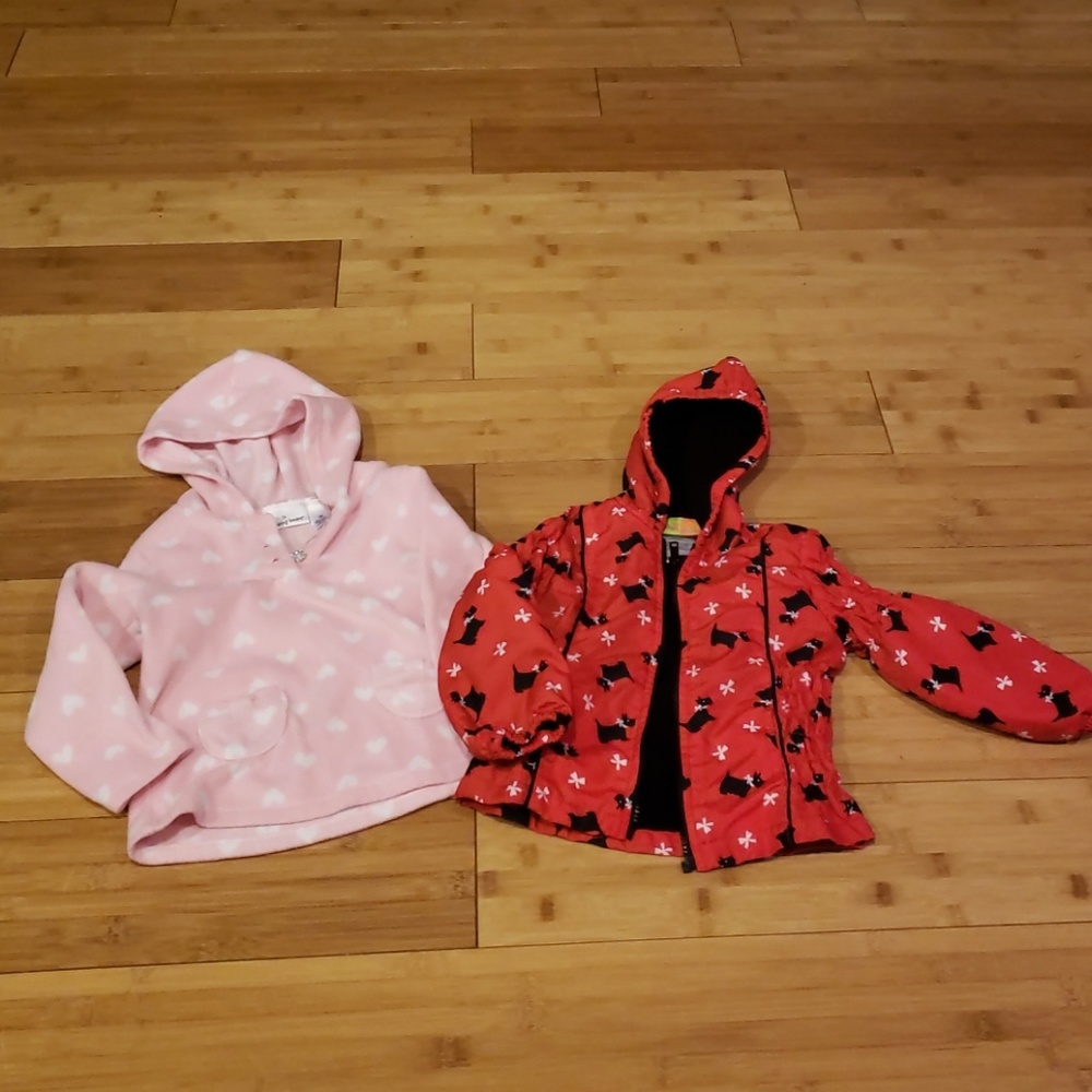 Jacket and pullover hoodie